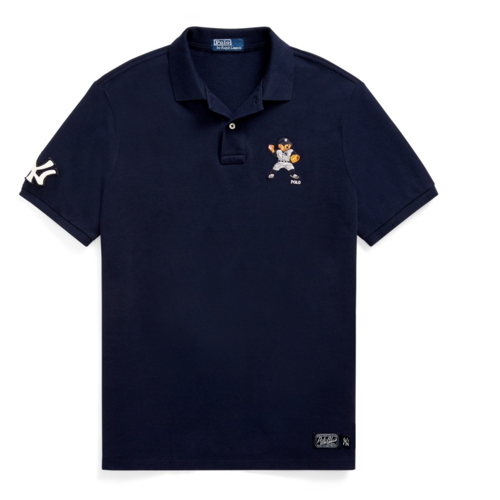Boys Polo Ralph Lauren Polo Bear Yankees Shirt